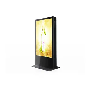 43" Outdoor Touch Monitor free standing touch scteen self-service outdoor terminal kiosk LCD monitor display screen