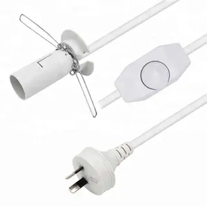 Lampada dimmer Aus E14 cavo di alimentazione con interruttore Dimmer E14 presa cavo lampada sale e spina Australia