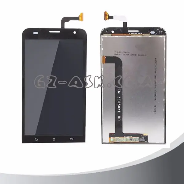 Asusのzenfone 5 2レーザーze550kl lcdスクリーンディスプレイタッチスクリーンデジタイザフルセット黒スマート電話