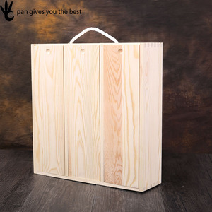 Por Encargo Cajas De Vino De Madera Al Por Mayor De Madera de Pino - Product Image 5