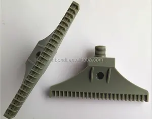 48 Lubang Dampak Tinggi Pelebaran bertiup Udara jet nozzle, ABS angin jet semprot nozzle