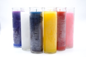Bougie en verre de 7 jours Santisima <span class=keywords><strong>Muerte</strong></span>/ Sainte Mort - Product Image 2