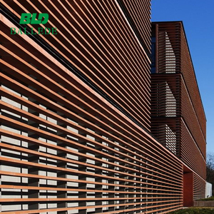 Micro perforé <span class=keywords><strong>pare</strong></span>-<span class=keywords><strong>soleil</strong></span> fenêtre à lamelles en aluminium lame écrans de porte - Product Image 3