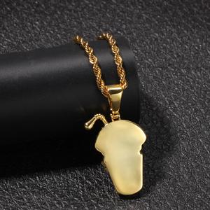 2019 nueva llegada Hiphop Material de cobre borracho taza hielo colgante personalizado - Product Image 6