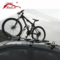 एल्यूमीनियम कार हटाने योग्य छत बाइक रैक कार छत साइकिल वाहक
