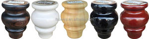 Pés de Cadeira de Madeira Populares para Substituição, Pés de Armário de Cozinha com Rodízios de Latão MJ-0413 - Product Image 6