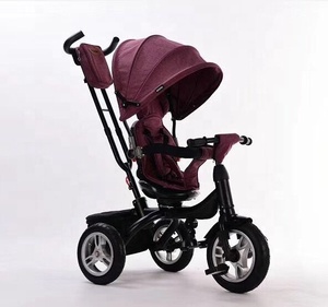 3 en 1 TIPO DE CONDUCCIÓN silla de paseo-Feliz bebé triciclo/2019 de sol triciclo, bebé triciclo cochecito, para el mercado europeo/niños triciclo EN71 - Product Image 5