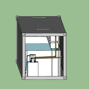 25M3 Salt Water RAS system for Fish Farm in Containers