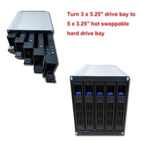 Module Hot-Swap SATA/SAS 5 baies 3,5 pouces