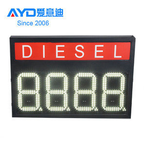 Hotcake 16inch 7 đoạn <span class=keywords><strong>LED</strong></span> hiển thị điện tử thẻ tín dụng thường xuyên không dây Wifi trạm xăng giá <span class=keywords><strong>LED</strong></span> Đồng Hồ thời gian dẫn đăng ký - Product Image 2