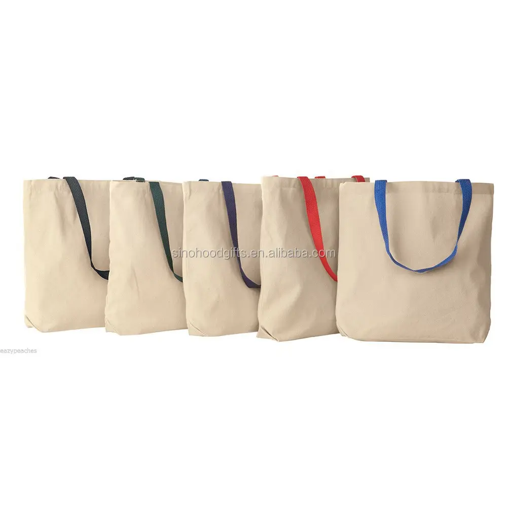 Atacado Nova Produção guangzhou Alibaba EUA Online Hot Sale Reciclável sacola de compras de algodão
