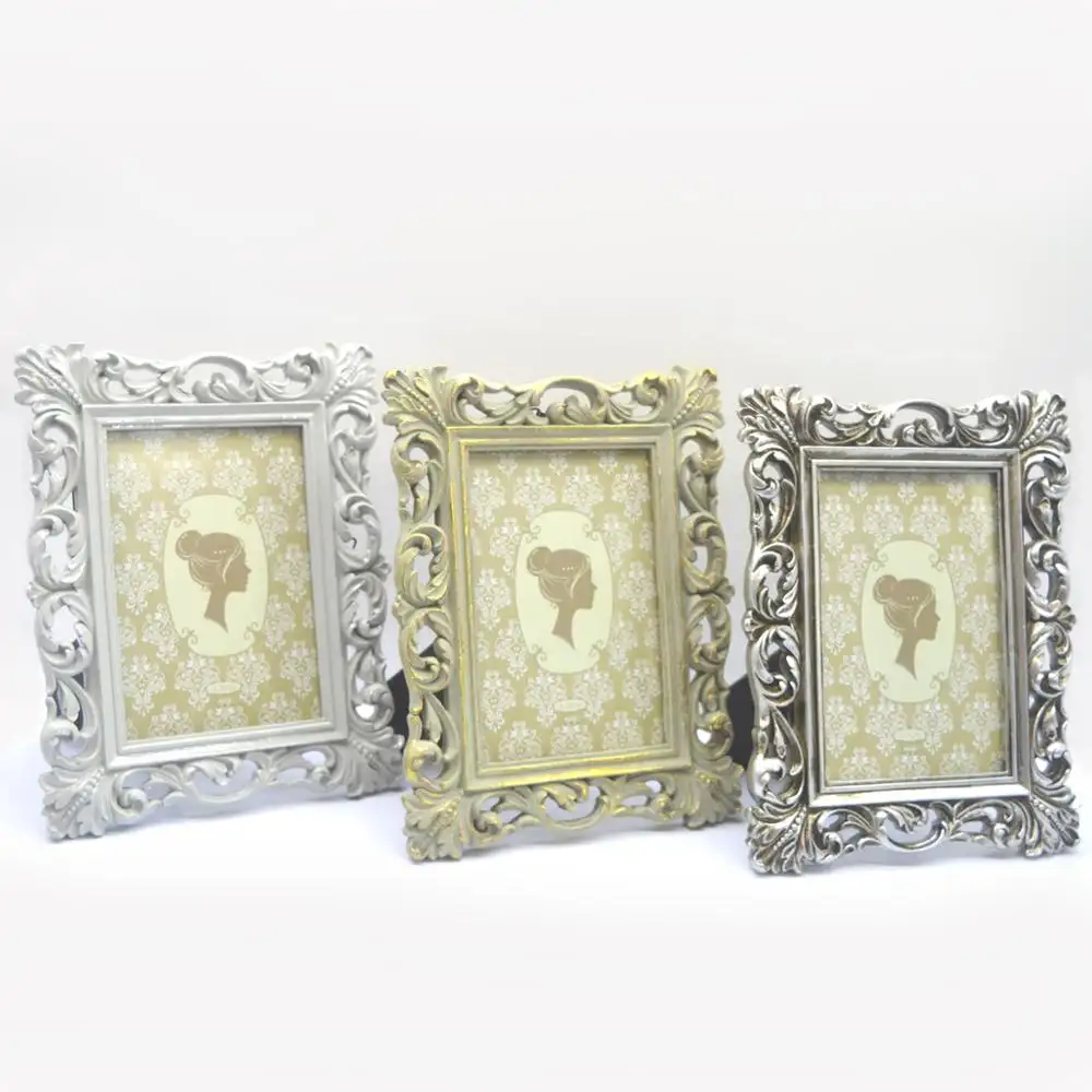 vintage baroque resin photo picture frame 4X6