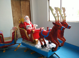 Pas cher Intérieure et Extérieure Manèges Mini Électrique Piste Train Santa Claus <span class=keywords><strong>Trains</strong></span> Pour Le Jour De Noël - Product Image 2