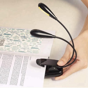Lampe de lecture LED rechargeable à clipser <span class=keywords><strong>avec</strong></span> protection oculaire, 3 niveaux de luminosité, lampe USB - Product Image 6