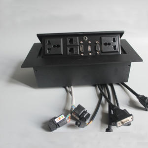 Table de conférence, <span class=keywords><strong>prise</strong></span> pop-up, Usb 5 v, pour câble <span class=keywords><strong>av</strong></span> de bureau - Product Image 1