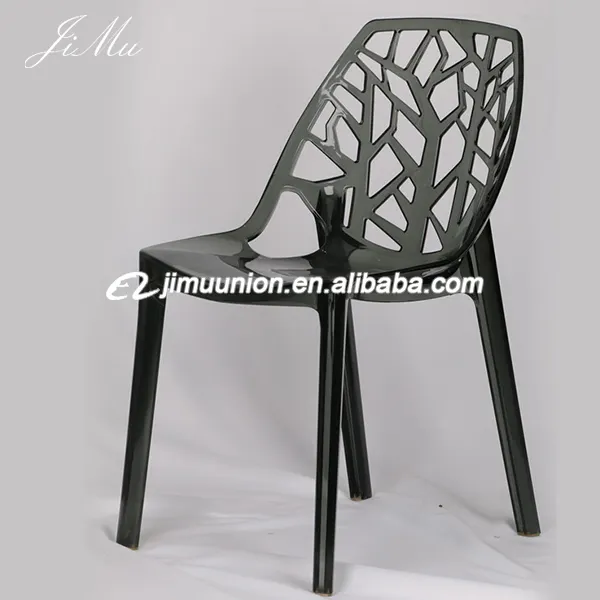 wholesale Modern outdoor garden furniture Back Breathable restaurant cafe Dining Colored Stackable Plastic Chairs