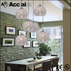 Moderne à la mode boule de cristal lustre pour salle à manger - Product Image 6