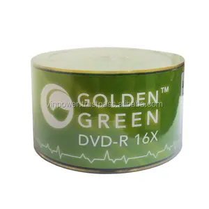 DVD-R Atas Logo 16X4.7GB Hijau Emas 50 Bungkus Cakram