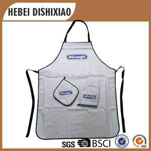 <span class=keywords><strong>Cocina</strong></span> Set delantal blanco delantal Set Cooking imprimió conjunto delantal - Product Image 1