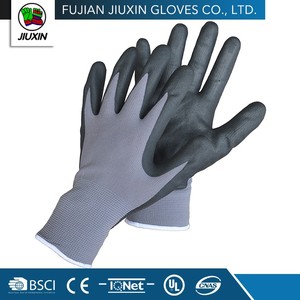 Keep the Seguridad Industrial nitrile coating knitted handmade design His own gloves - Product Image 1