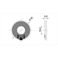 Haut-parleur fin en Mylar 40 mm 8 ohms 0,5 W, fabrication chinoise, 2026