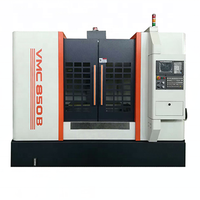 Centre d'usinage vertical CNC 4 axes HIPOW VMC 850B, origine Shandong, broche BT40, déplacement 1000x500x550mm, répétabilité 0,01mm