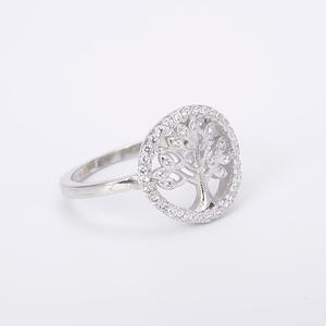 <span class=keywords><strong>Anello</strong></span> da donna ZHILIAN 925 argento Sterling <span class=keywords><strong>albero</strong></span> <span class=keywords><strong>della</strong></span> <span class=keywords><strong>vita</strong></span> CZ <span class=keywords><strong>anello</strong></span> nuziale stile classico rodiato per festa e anniversario - Product Image 3
