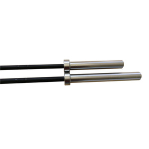 Esportes Profissionais Fosfatação Unisex Barbells IWF Padrão 15kg Mulher 20kg Homem Competição Barbell Prata Black Steel - Product Image 4