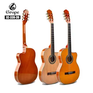 Venda quente oem atacado 39 polegadas 6 cordas corpo fino guitarra clássica para venda EC-330