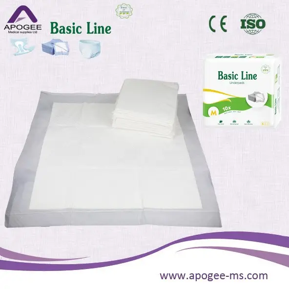 Adultos bebé incontinencia almohadilla de cama/bajo Pad para el Hospital