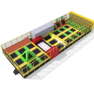 CE cấp giấy chứng nhận thể dục trampoline với dodgeball, Trong Nhà trampoline công viên - Product Image 3