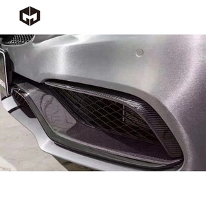 Ailettes pour pare-choc avant en Fiber de carbone, accessoire de voiture, Mercedes benz classe <span class=keywords><strong>C</strong></span> W205 C63 AMG coupé Sedan - Product Image 4