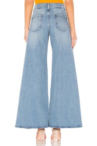 Quần Bò Ống Rộng Cho Nữ, Quần Denim Nữ Chất Lượng Tốt, Phong Cách Cổ Điển Thoải Mái - Product Image 3