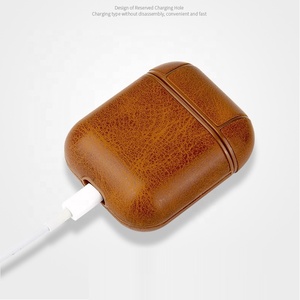 Étui de protection complet en cuir PU pour Apple <span class=keywords><strong>Airpods</strong></span> 2 - Product Image 3