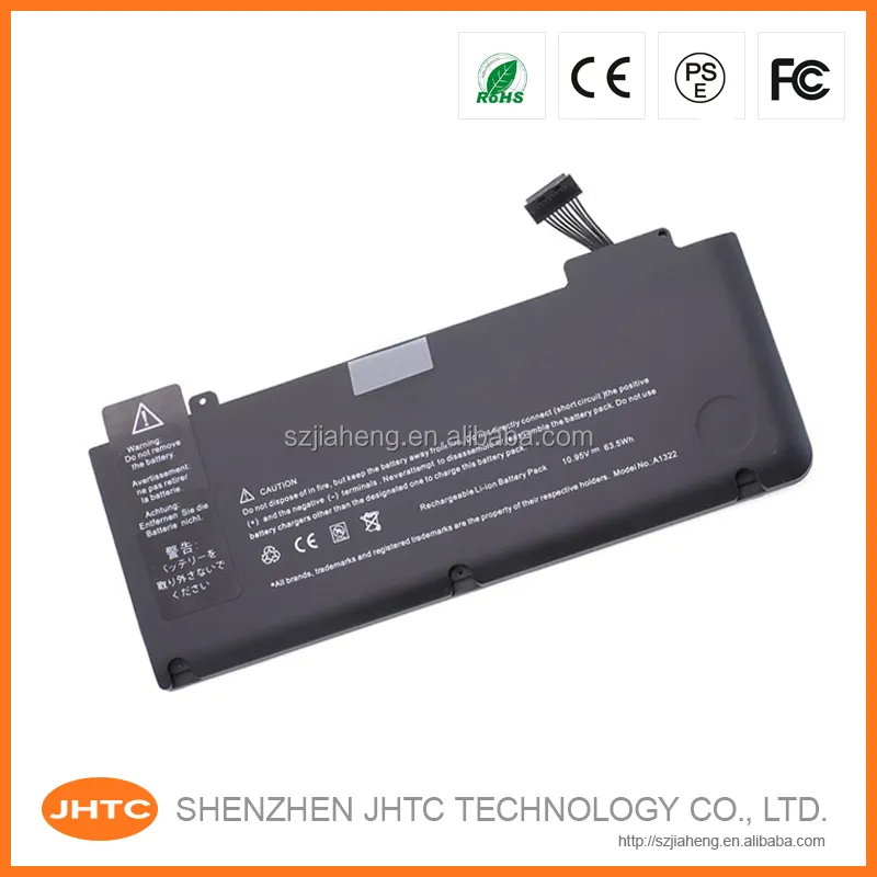 Rechargeable Notebook battery batteries A1281 A1309 A1322 for Apple macbook Pro 13" 15" 17" series laptop computers