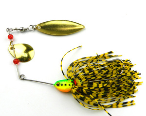 דיג ספינר פתיונות בס Crankbait פיתיון להתמודד עם כננת וו ספינר Spinnerbait פייק בס 17G - Product Image 4