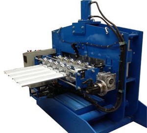 Automatische horizontale hydraulische Kurven walzen form maschine Farbige Stahldachziegel-Bogen maschine - Product Image 1