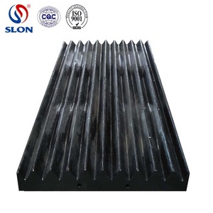Mn18Cr2แมงกานีสสูง <span class=keywords><strong>XA400</strong></span> Mn13Cr2 <span class=keywords><strong>Terex</strong></span> <span class=keywords><strong>pegson</strong></span>, XR400,XA400S, เครื่องบดกราม XR400S แบบคงที่และแกว่งแผ่นกราม - Product Image 1