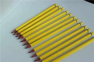 Certifié ECO <span class=keywords><strong>crayon</strong></span> <span class=keywords><strong>jaune</strong></span> avec emballage en bois fin de trempage dans une boîte en <span class=keywords><strong>papier</strong></span> avec logo - Product Image 6