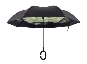 Nueva flor interior c Forma mango a prueba <span class=keywords><strong>de</strong></span> viento paraguas invertido - Product Image 6
