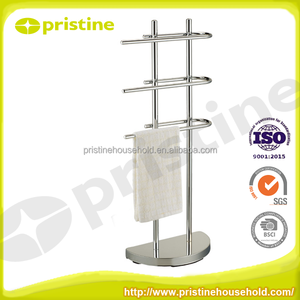 Diseño <span class=keywords><strong>de</strong></span> alta calidad piso del cromo baño <span class=keywords><strong>secador</strong></span> <span class=keywords><strong>de</strong></span> <span class=keywords><strong>pie</strong></span> toalla bastidores - Product Image 6