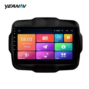 GPS Navigation For Jeep Renegade Car Stereo Android Built-In Wifi Bluetooth Hand Free Monitor Support Driving Recorder