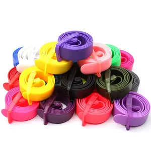 Fashion silicone golf belt/sports silicone belt/silicone belt with plastic buckle