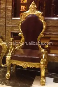 أعلى جودة الفاخرة النمط الأوروبي الذهب البني كرسي باديكير الكراسي الملكية (HB007)
