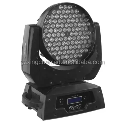 Luces robóticas precios led rgbw Luz de lavado de cabeza astuto led 108