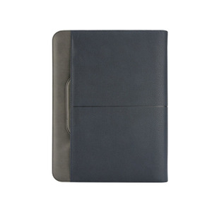 Alta calidad pu cuero cartera de negocios para el <span class=keywords><strong>hombre</strong></span> documento carpeta A4 cremallera cuero maletín con asa - Product Image 2