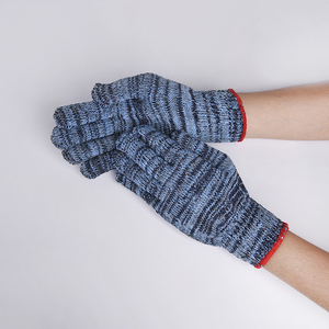 Long Endurance Guante Gans Construction Site Working Mixed Color Hand Glove TC Knitted Industrial Safety Gloves Not <strong>Esy</strong> Dirty - Product Image 2