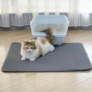 Großhandel Custom EVA Pet Katzenstreu Matte Pet Wasserdichte Füße Matte - Product Image 2