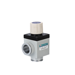 Vanne d'angle à clapet électrique manuelle/pneumatique à vide élevé de la marque EVP - Product Image 3