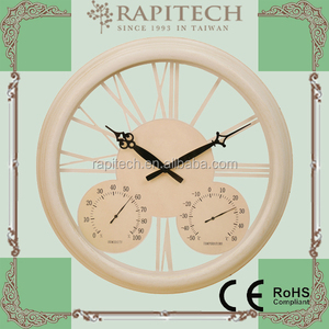 นาฬิกาแขวนผนังทรงกลมสีขาว ขนาด 15 นิ้ว ดีไซน์หรูหรา ใช้ได้ทั้งตกแต่งบ้านและสวน ทั้งภายในและภายนอกอาคาร - Product Image 5